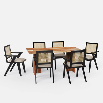 Antwerp-Flora Dining Table Set- 6 & 8 Seater/ All sizes