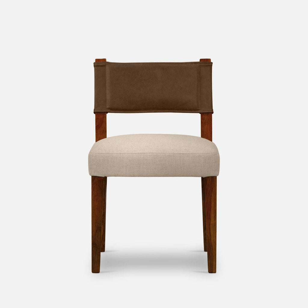 Angel Upholstered Chair - Set of Two - Dual Tone - Tan