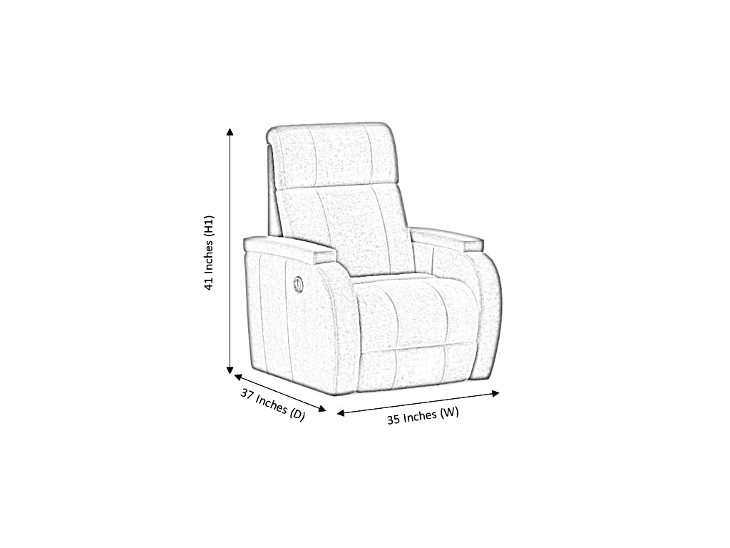 Director Leather Recliner