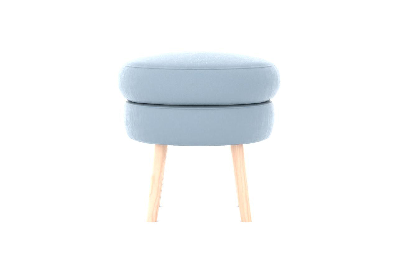 Moon Fabric Ottoman