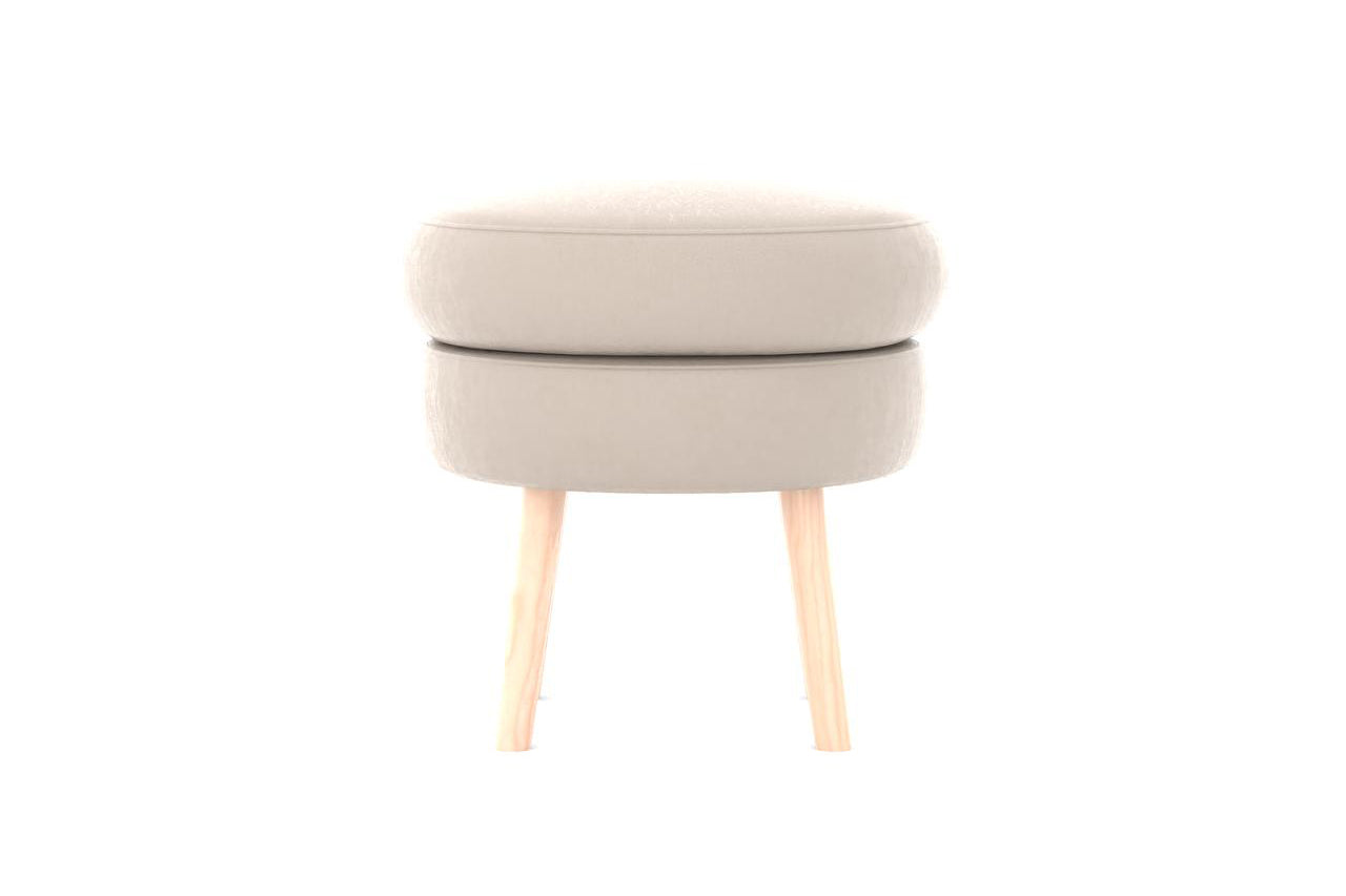 Moon Fabric Ottoman