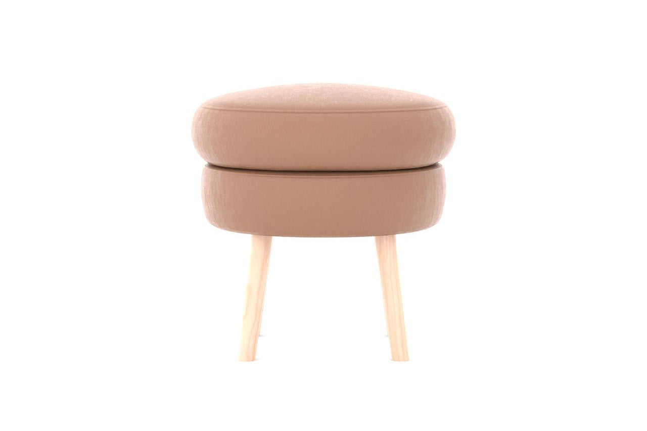 Moon Fabric Ottoman