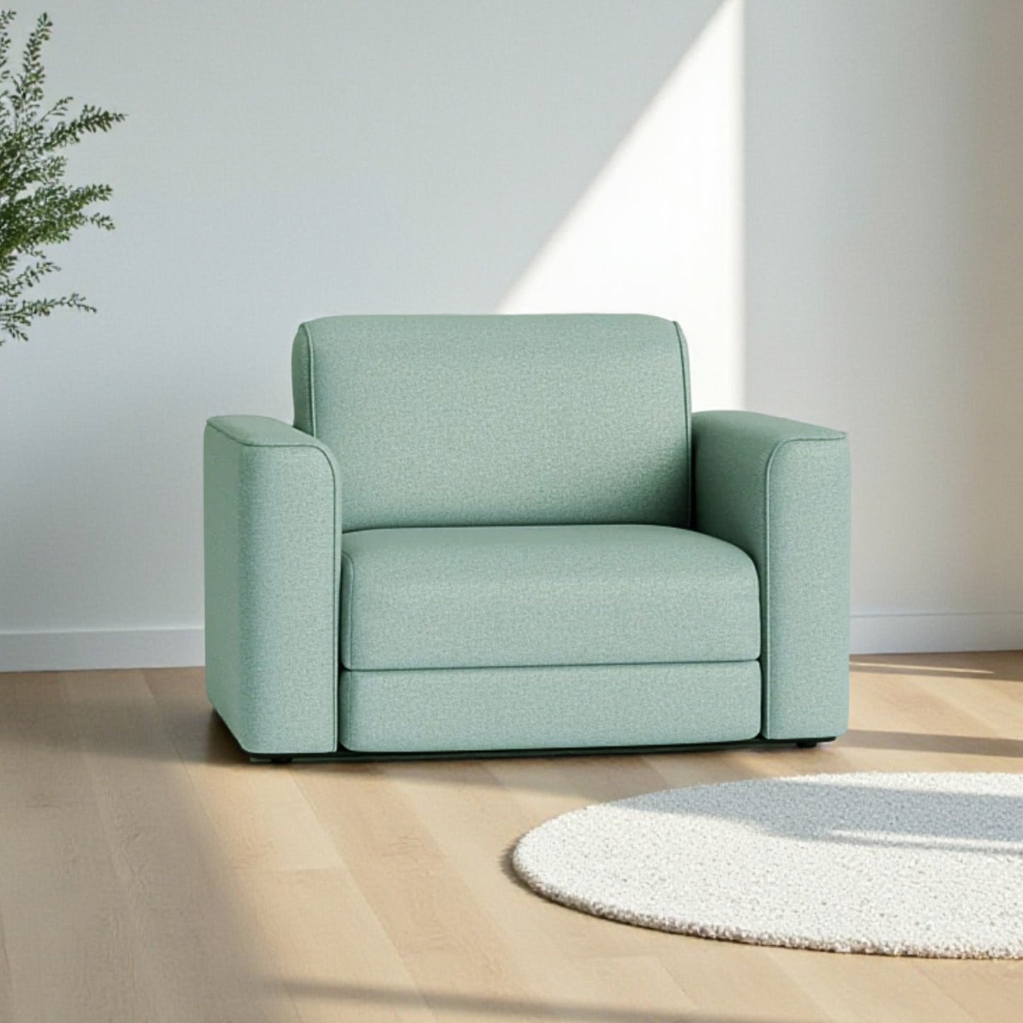 Porto Solo Sleeper Sofa | Sofa Cum Bed (4.5 Feet)