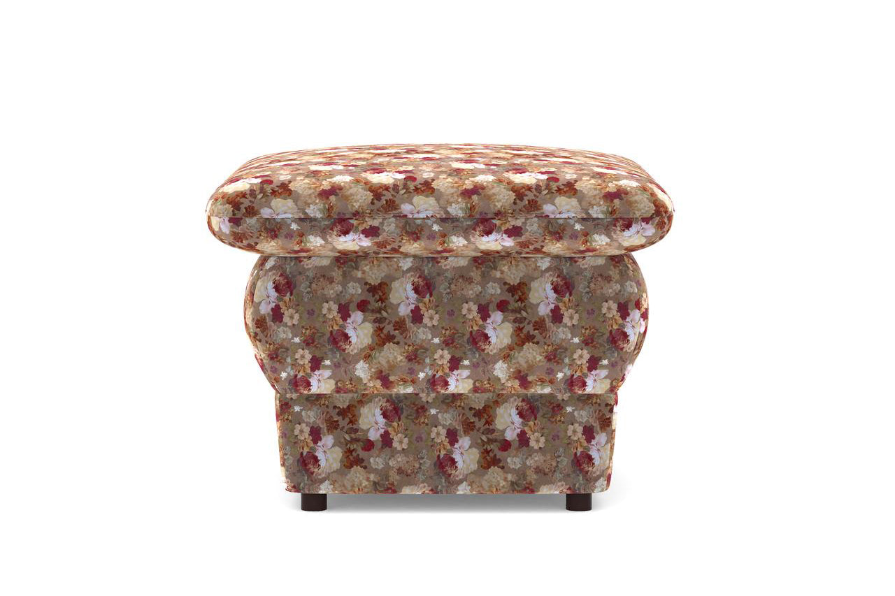 Chiffon Fabric Ottoman