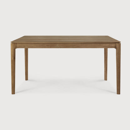 Elan Dining Table (5.3 feet) - Solid Teak/Walnut/Oak Wood