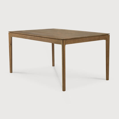 Elan Dining Table (5.3 feet) - Solid Teak/Walnut/Oak Wood
