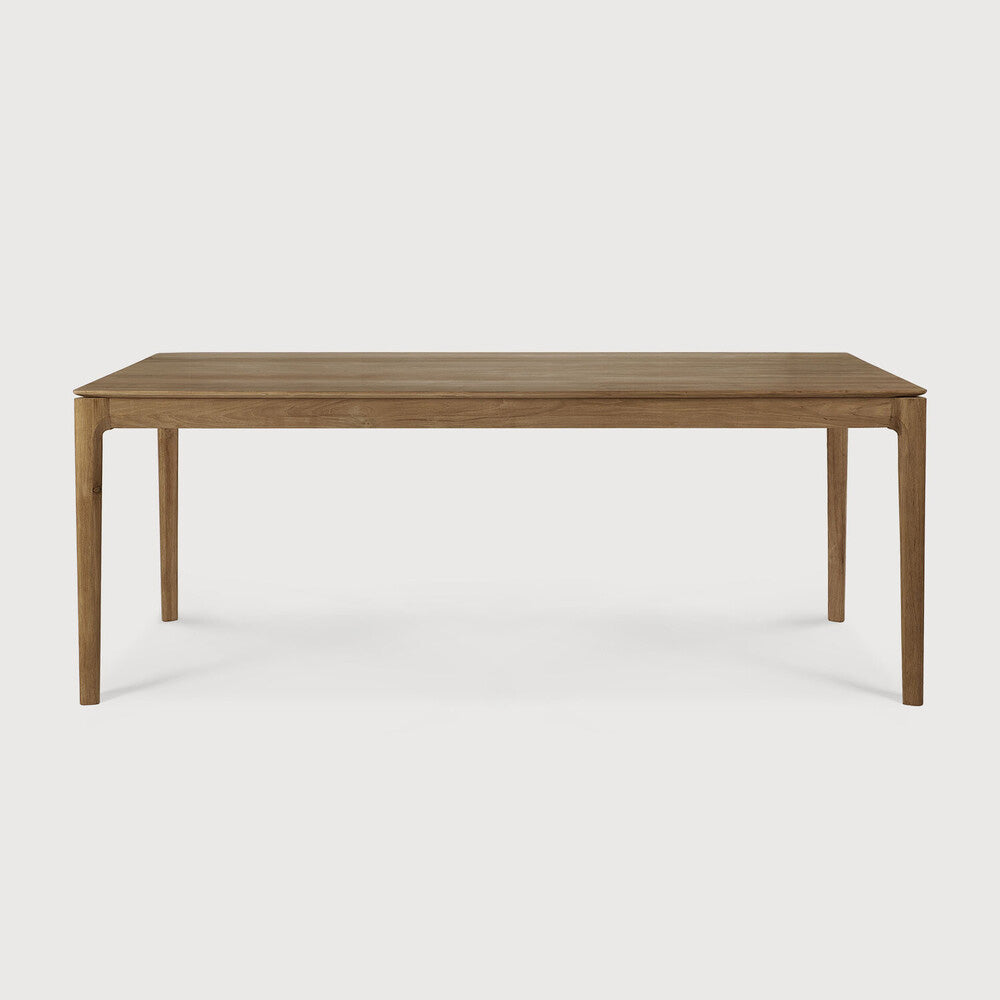 Elan Dining Table (6.5 feet) - Solid Teak/Walnut/Oak Wood