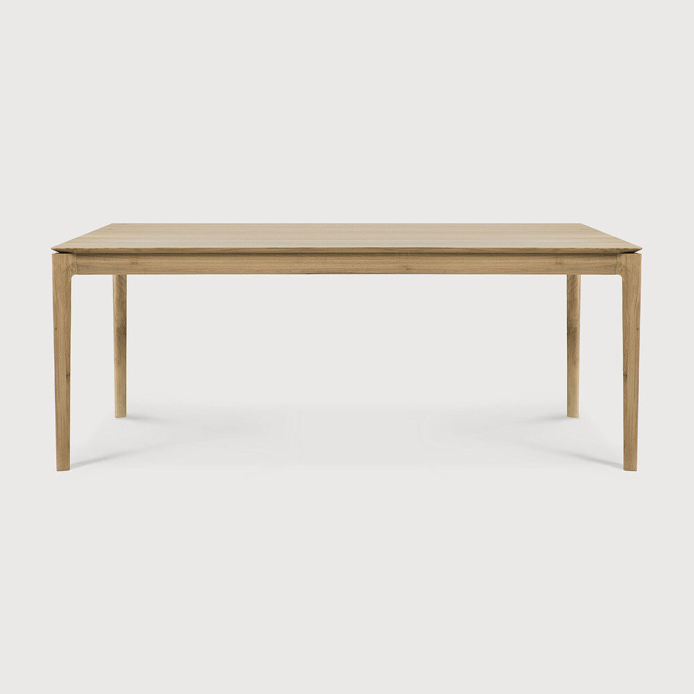 Elan Dining Table (6.5 feet) - Solid Teak/Walnut/Oak Wood