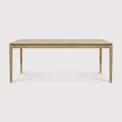 Elan Dining Table (6.5 feet) - Solid Teak/Walnut/Oak Wood