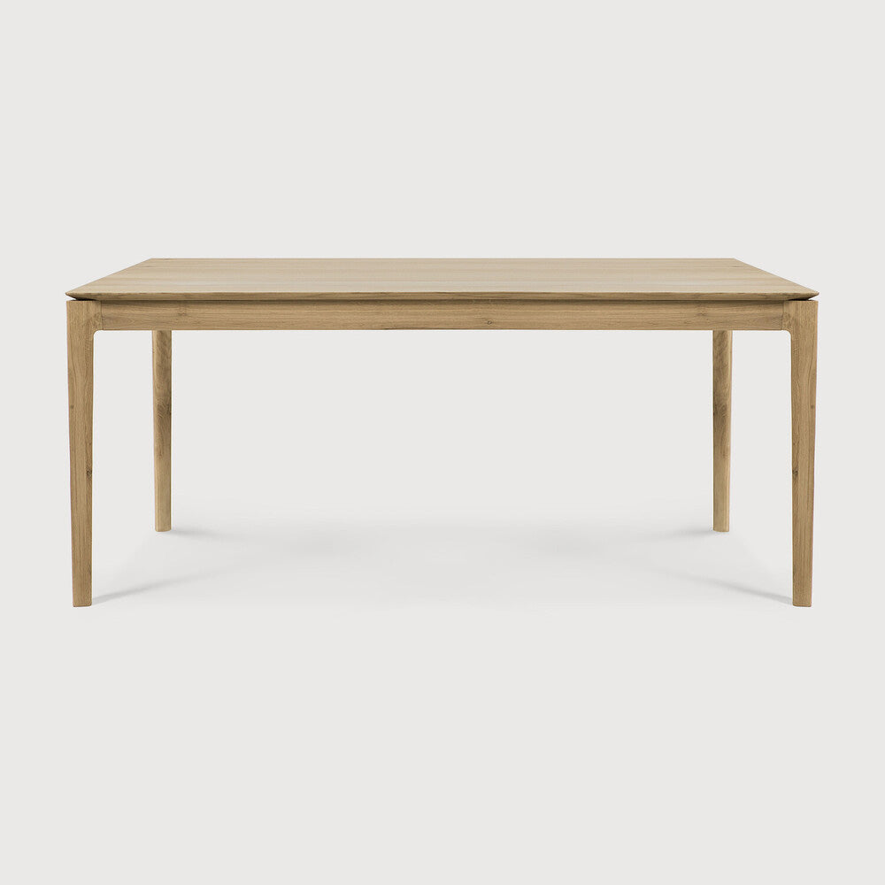 Elan Dining Table (6 feet) - Solid Teak/Walnut/Oak Wood
