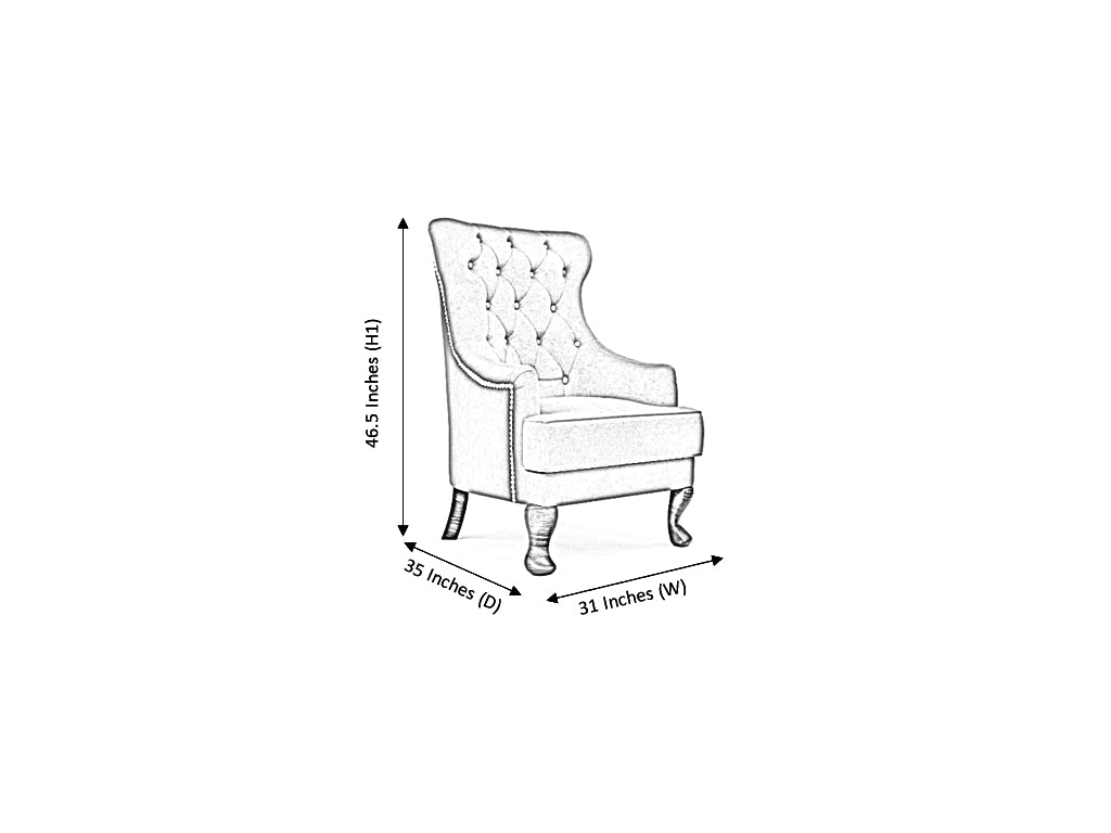 Empire Artificial Leather Chair