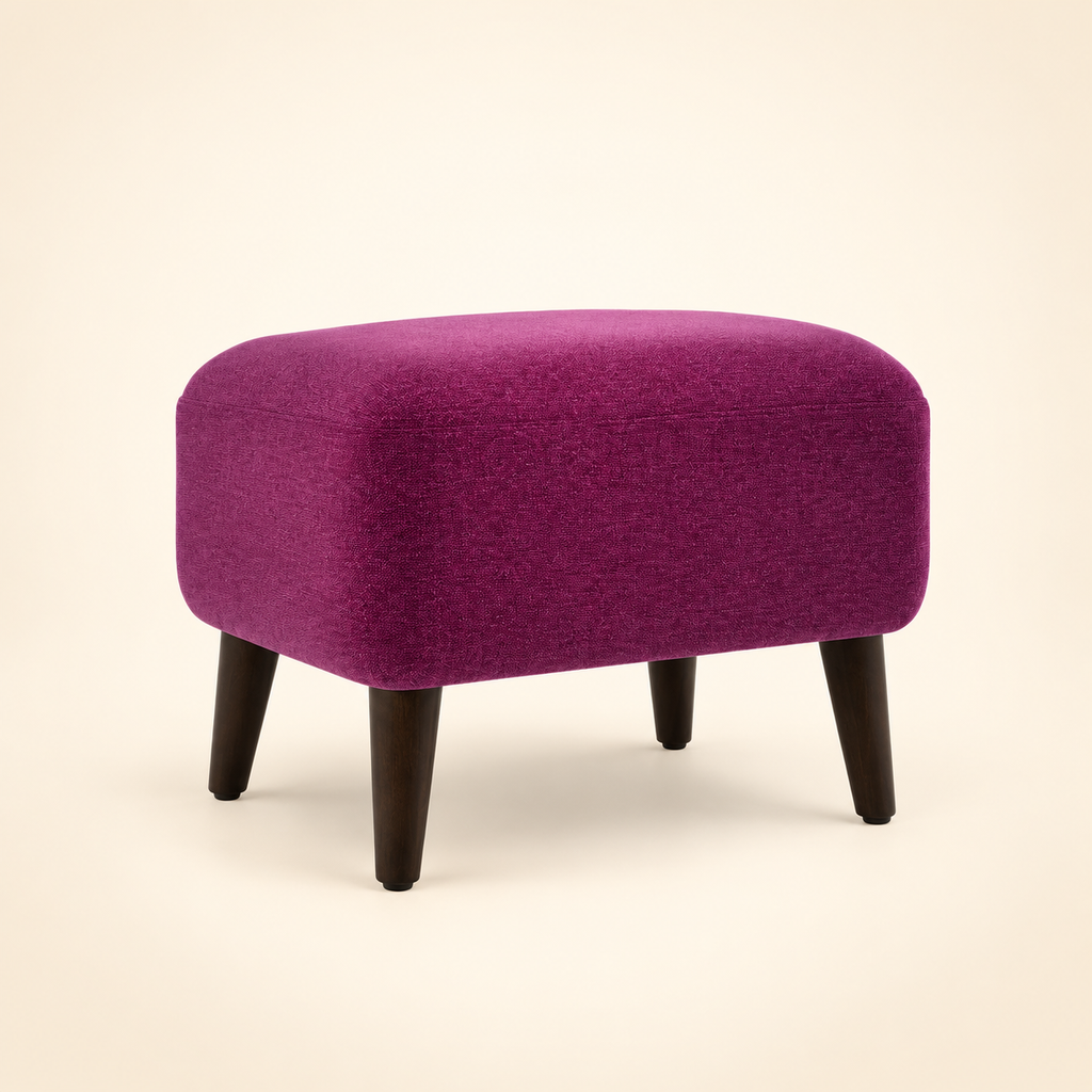 Ethan Accent Chair Ottoman - front view
