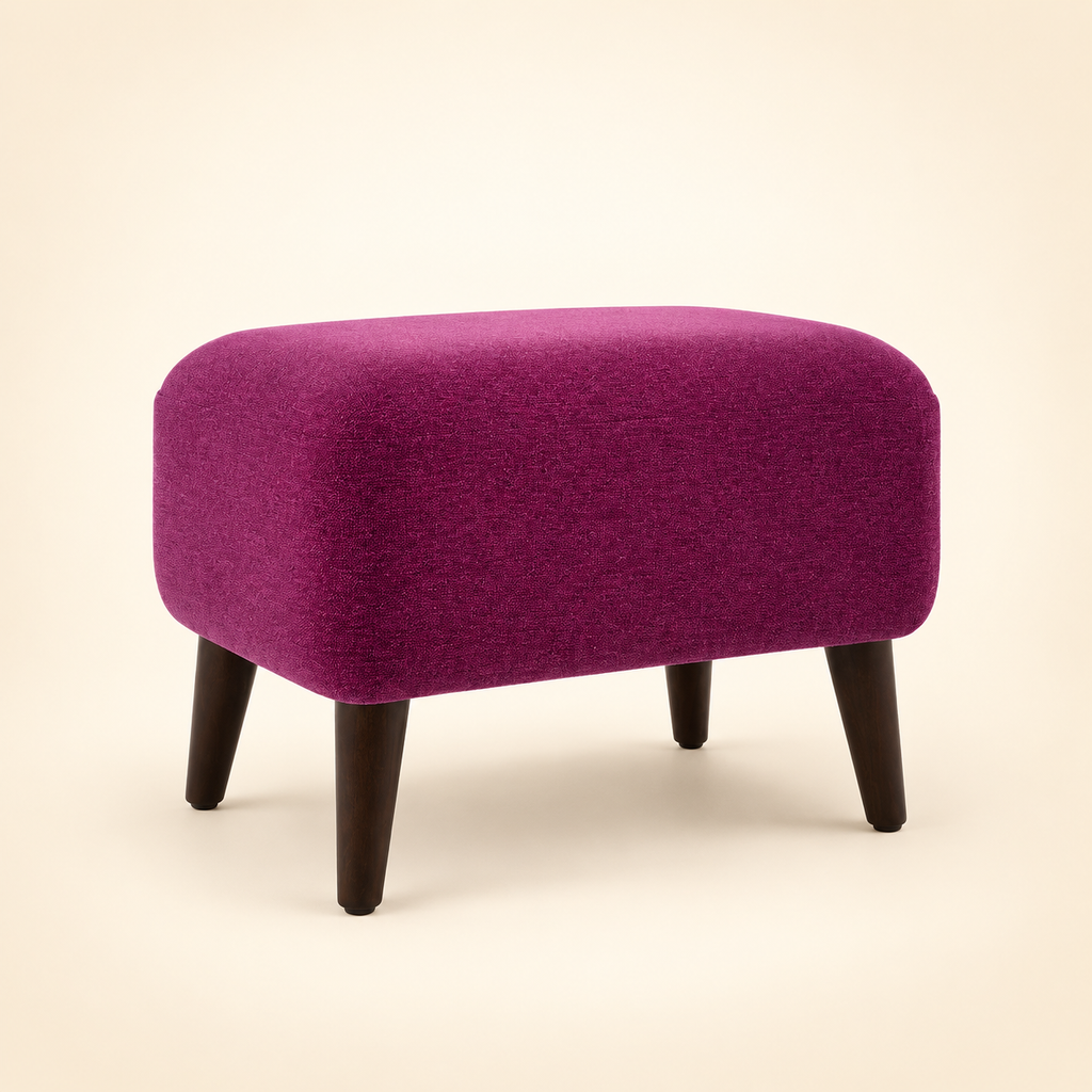 Ethan Accent Chair Ottoman - left three-quarter view