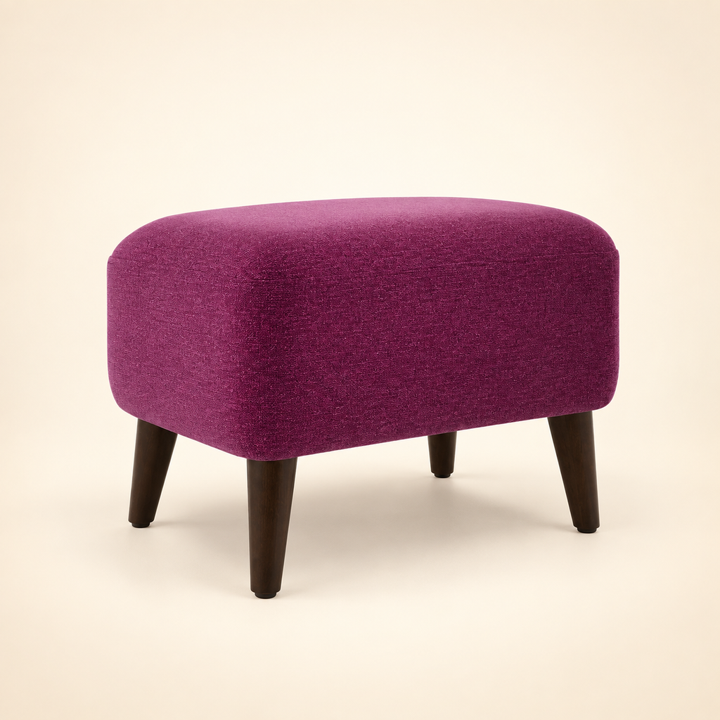 Ethan Accent Chair Ottoman - right three-quarter view