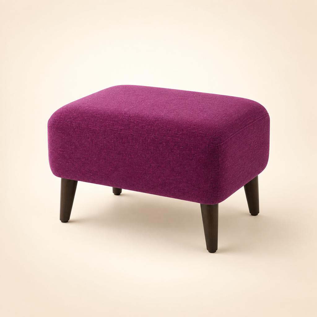 Ethan Accent Chair Ottoman - rear three-quarter view