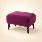 Ethan Accent Chair Ottoman - rear three-quarter view