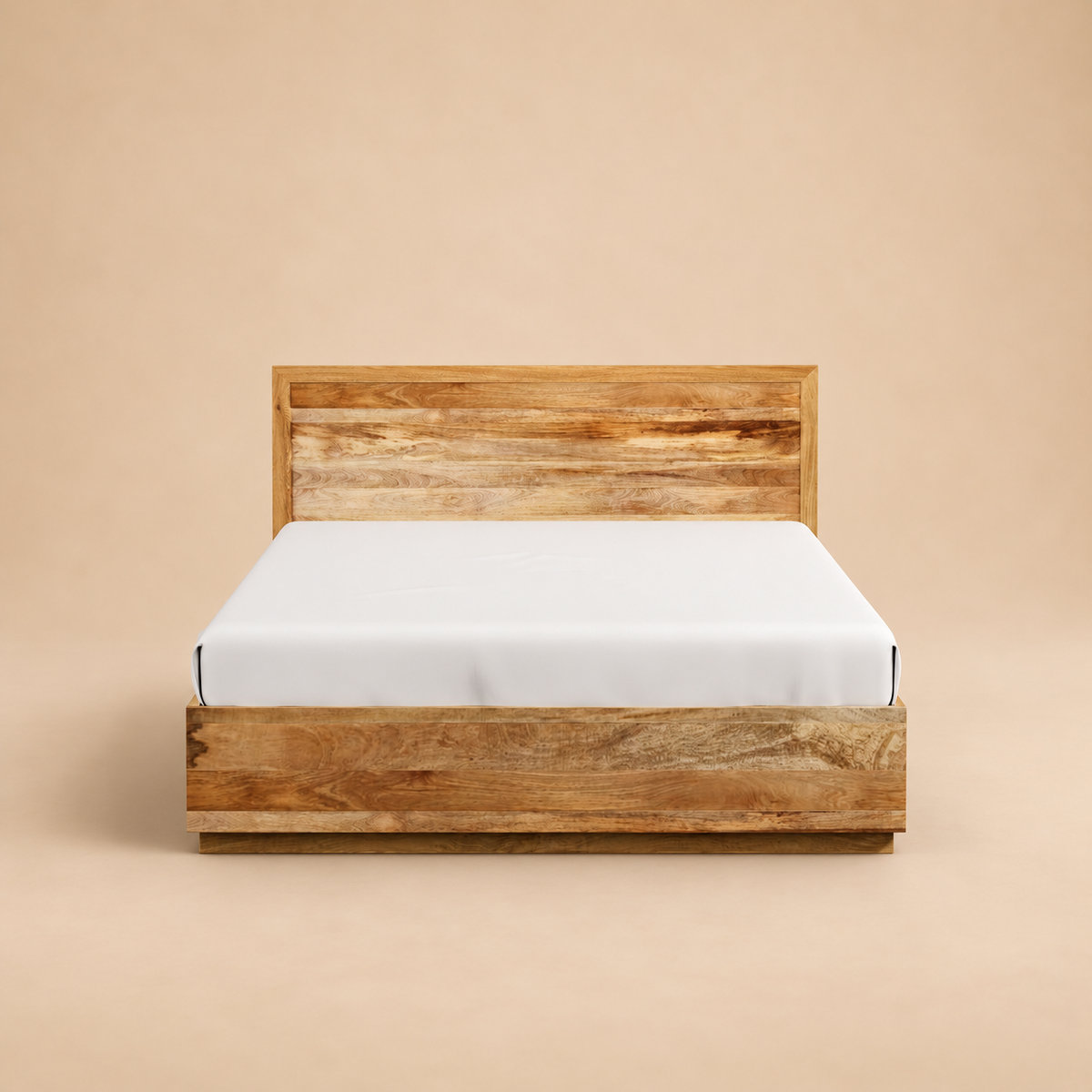 Bran Solid Wood Hydraulic Storage Bed