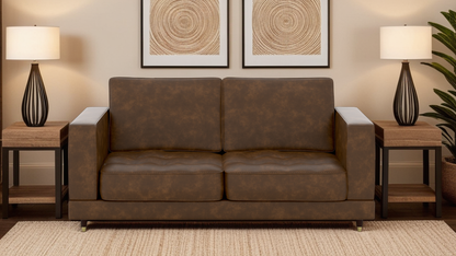 Falcon 3 Seater Artificial Leather Sofa