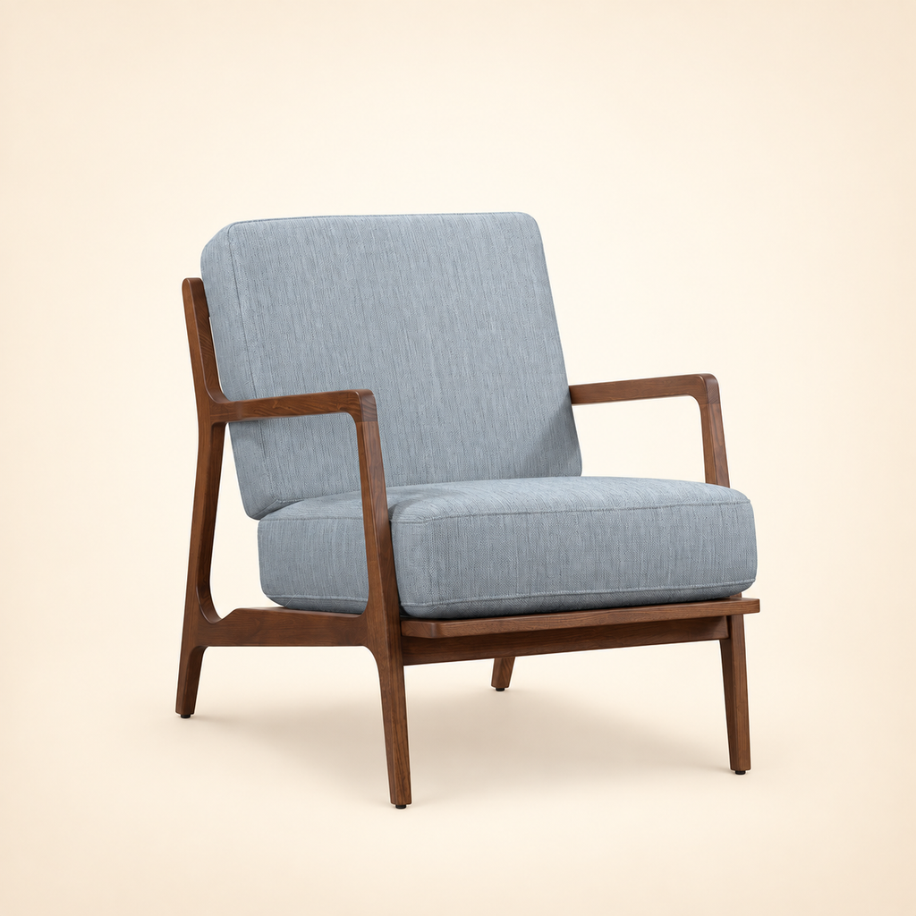 Fermi Accent Chair three-quarter view