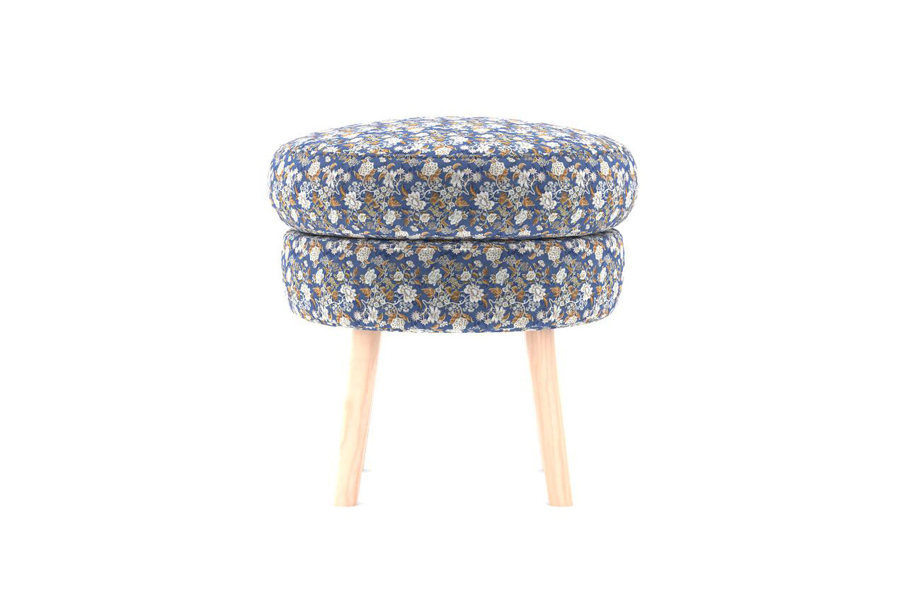 Moon Fabric Ottoman