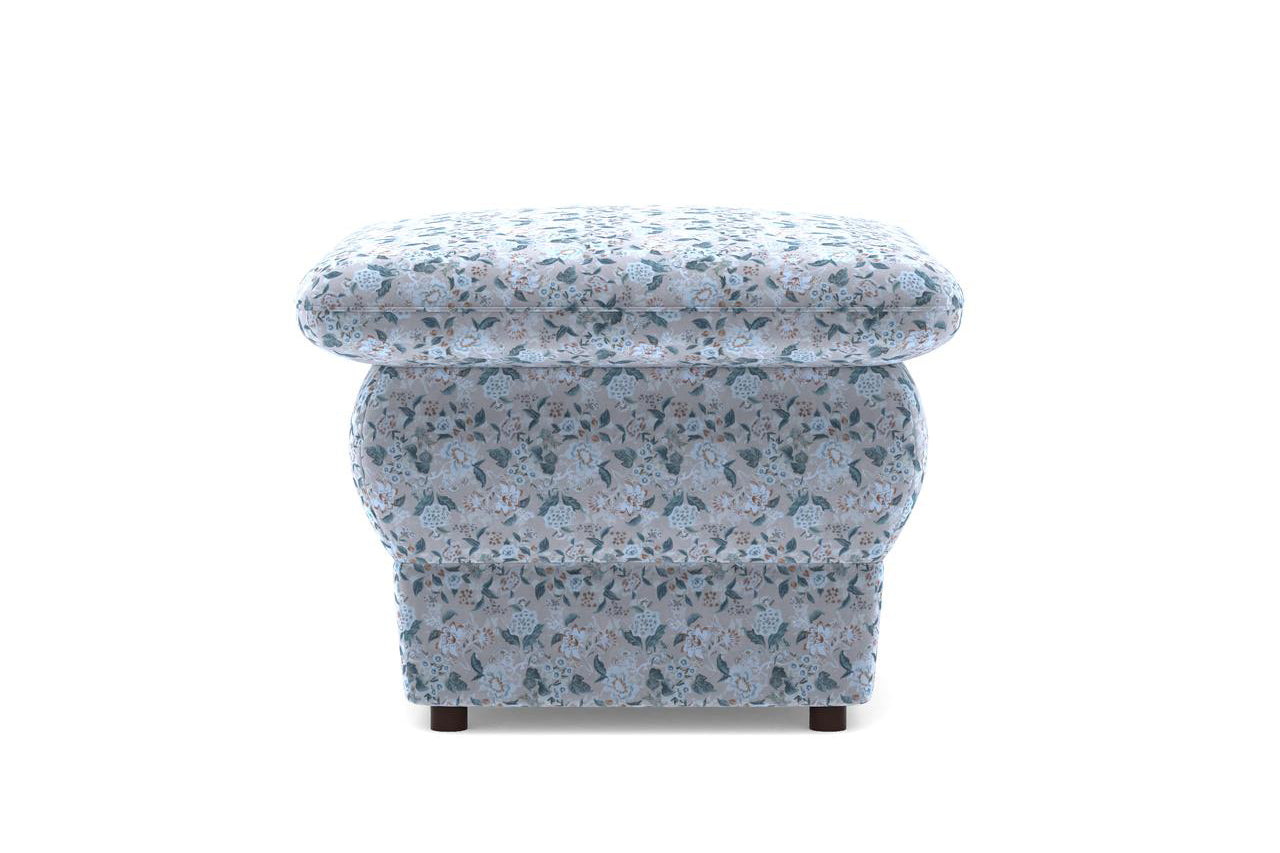 Chiffon Fabric Ottoman