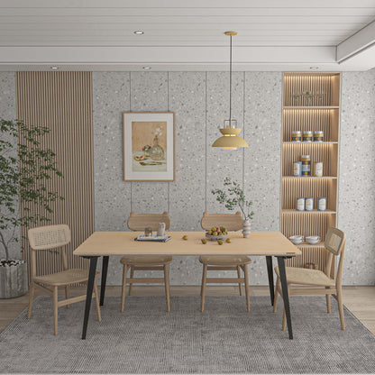 Serenity Dining Table XL (6x3 feet) - White Oak Veneer