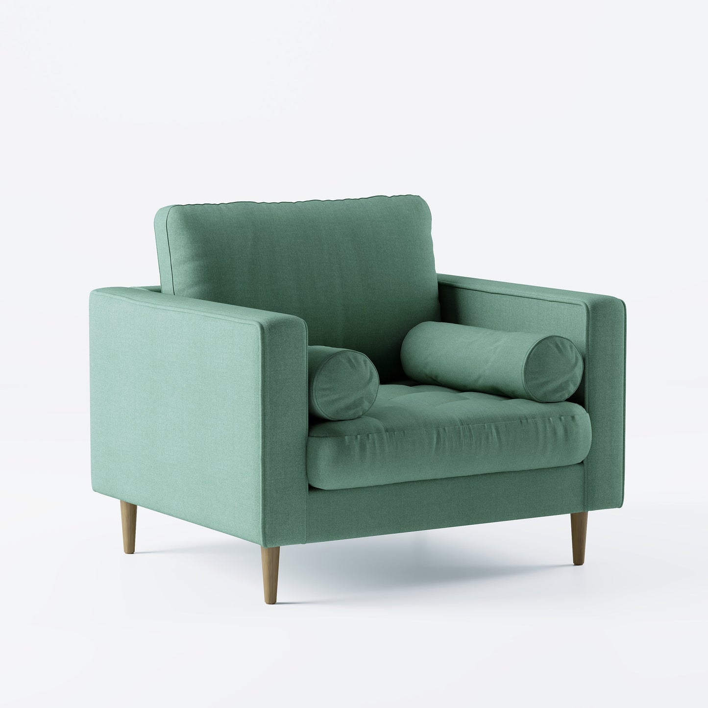 Palo Sofa T | Chair (3.5 feet length) | Tufted