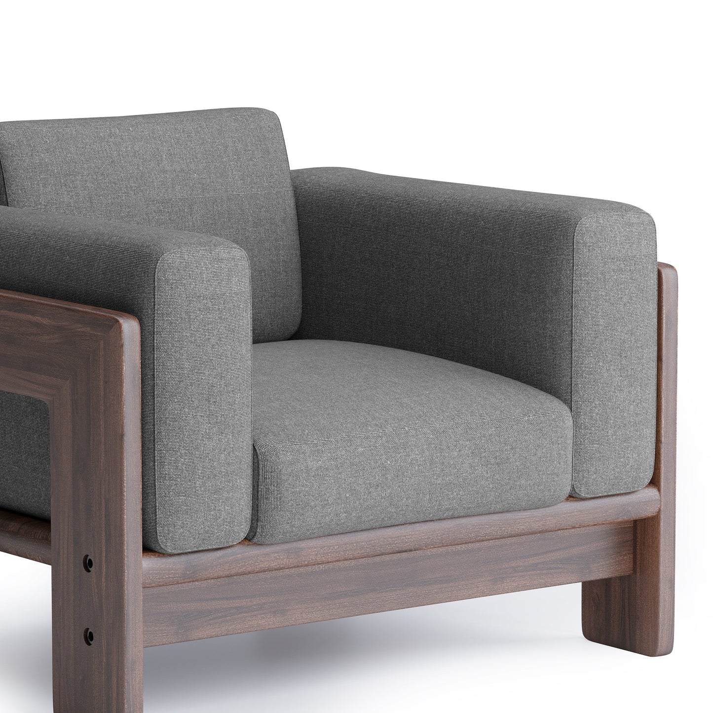 Nordhaven Sofa | 1 Seater | Solid Teak/Walut/Oak Wood