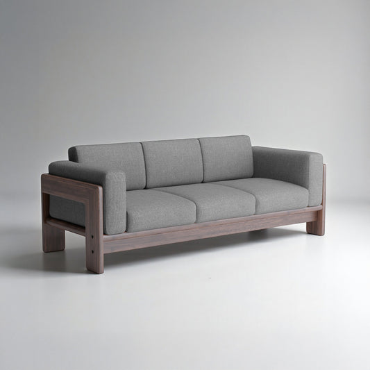 Nordhaven Sofa | 3 Seater | Solid Teak Wood/Walnut/Oak Wood