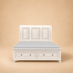 Hale Storage Bed - Solid Wood — warm beige studio view 3