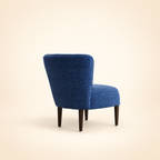 Hudson Slipper Accent Chair – rear three-quarter view
