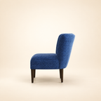 Hudson Slipper Accent Chair – side view