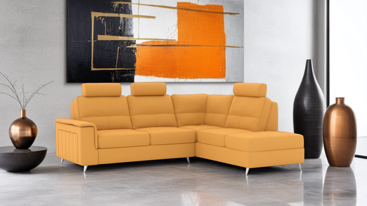 Hudson Corner Fabric LHF With Chaise