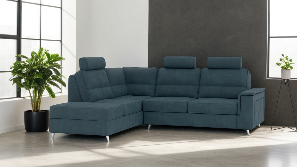 Hudson Corner Fabric RHF With Chaise