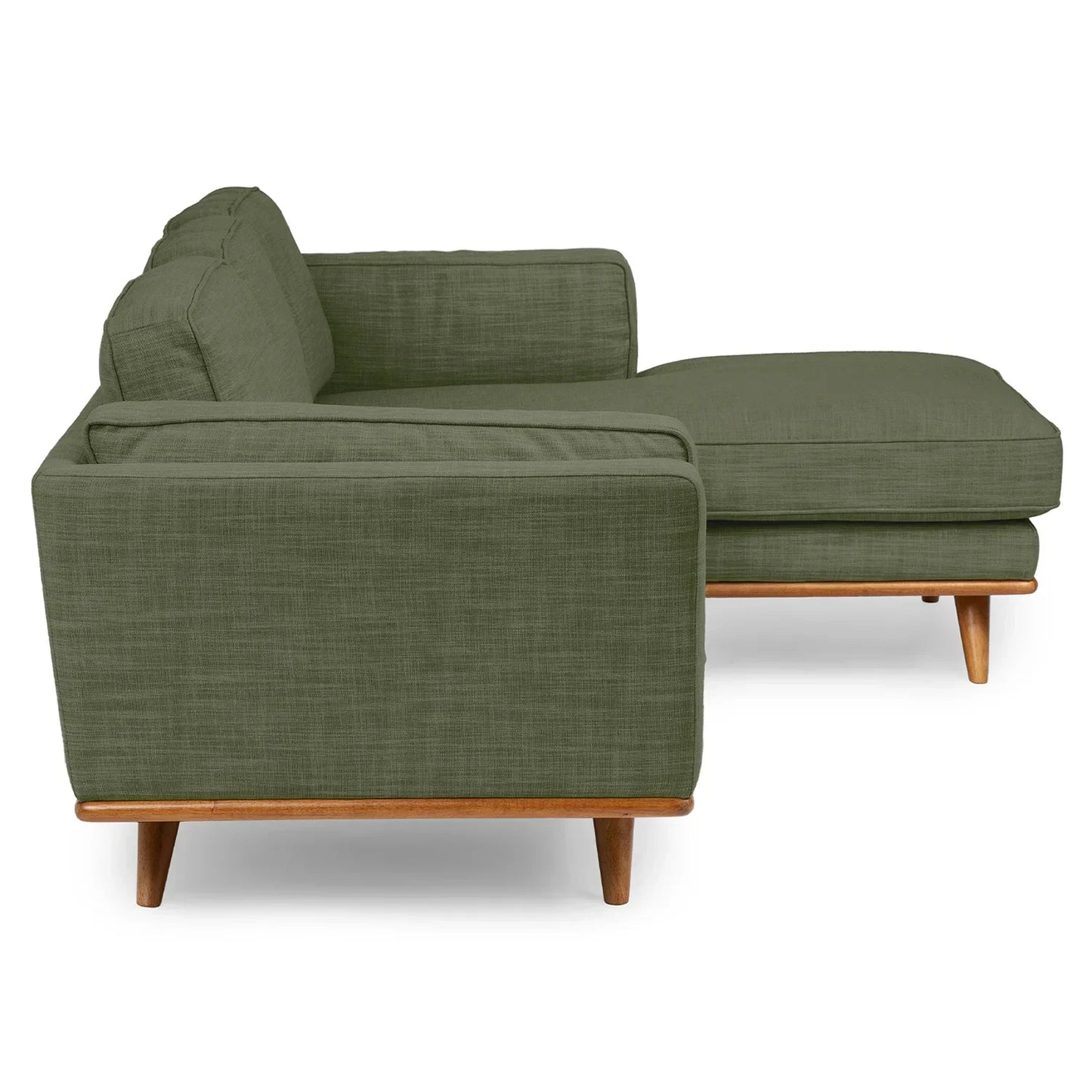 Lumo Sofa | L Shaped Left Sectional | Down-feather Back Cushions (7.5 feet)