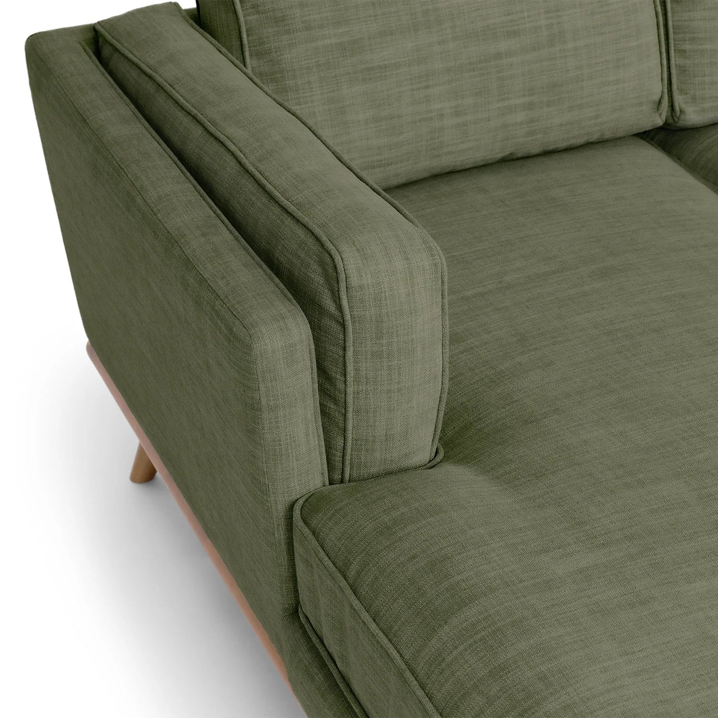 Lumo Sofa | L Shaped Left Sectional | Down-feather Back Cushions (7.5 feet)