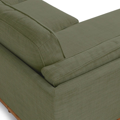 Lumo Sofa | L Shaped Left Sectional | Down-feather Back Cushions (7.5 feet)