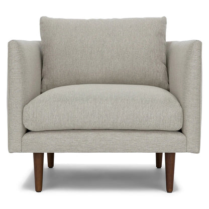 Anne Sofa | 1 Seater | Down-feather Back Cushion | Removable Fabric