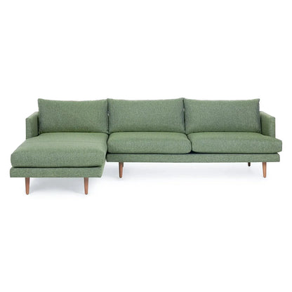 Anne Sofa | L Shaped Sectional | Polyfill Cushion (9.3 feet) XL | Removable Fabric