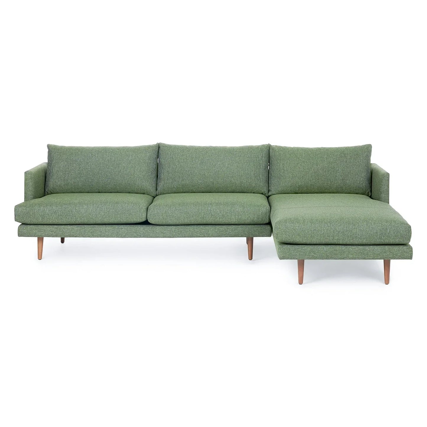Anne Sofa | L Shaped Sectional | Down-feather Back Cushion (9.3 feet) XL | Removable Fabric