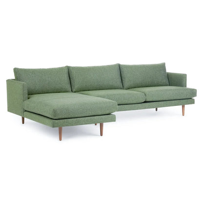 Anne Sofa | L Shaped Right Sectional | Down-feather Cushion (9.3 feet) XL | Removable Fabric