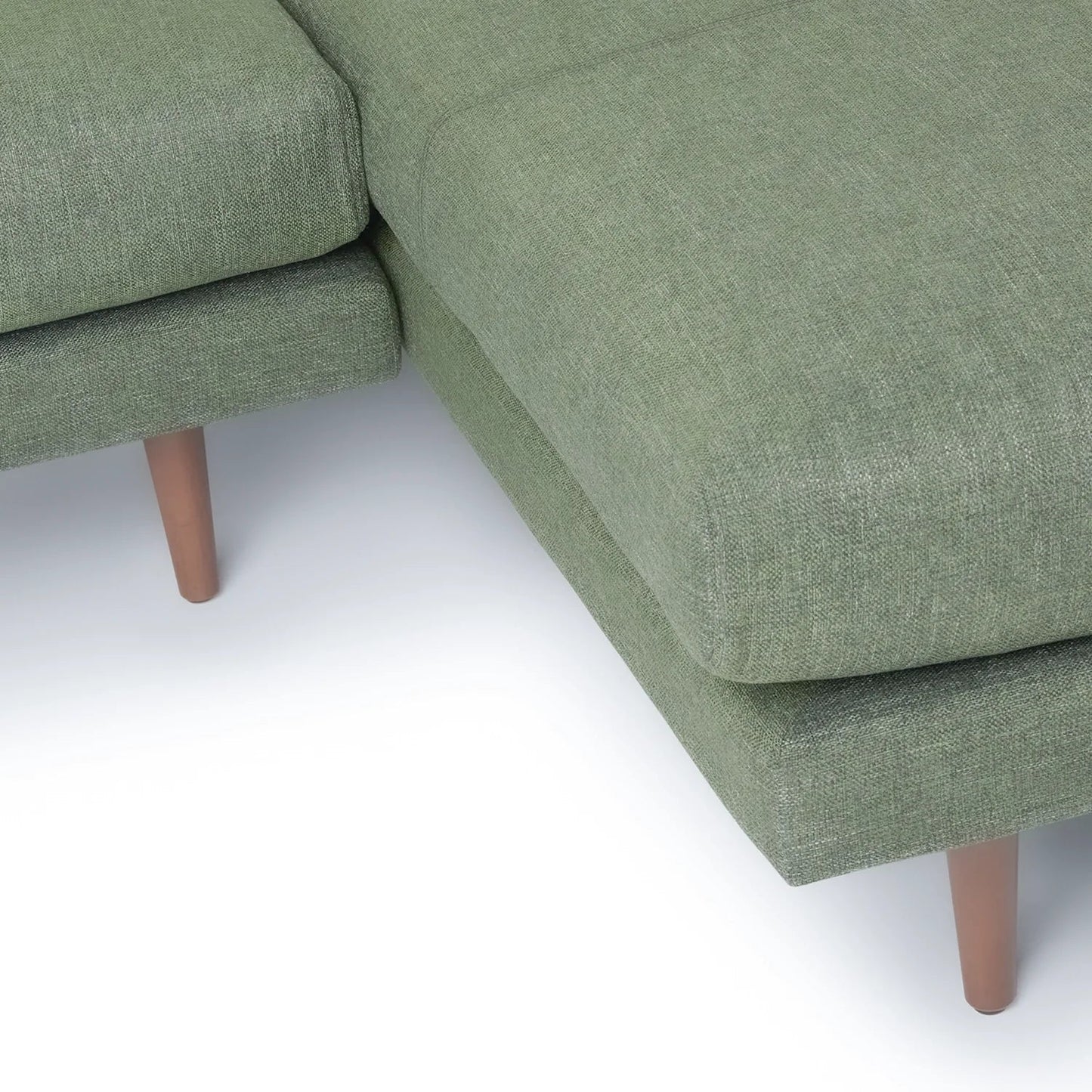 Anne Sofa | L Shaped Sectional | Down-feather Back Cushion (9.3 feet) XL | Removable Fabric