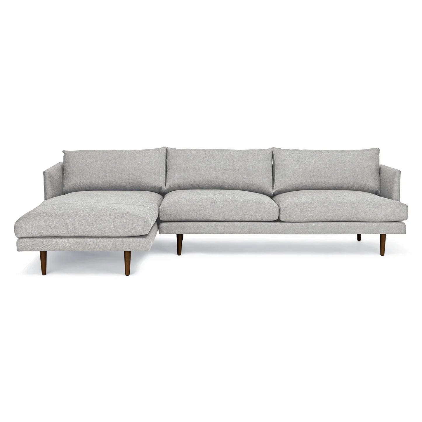 Anne Sofa | L Shaped Right Sectional | Down-feather Cushion (9.3 feet) XL | Removable Fabric