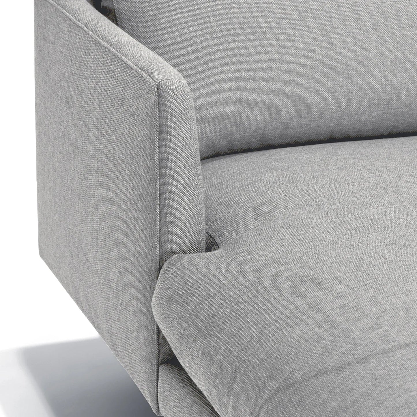 Anne Sofa | L Shaped Sectional | Down-feather Back Cushion (9.3 feet) XL | Removable Fabric