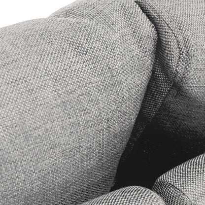 Anne Sofa | L Shaped Sectional | Down-feather Back Cushion (9.3 feet) XL | Removable Fabric