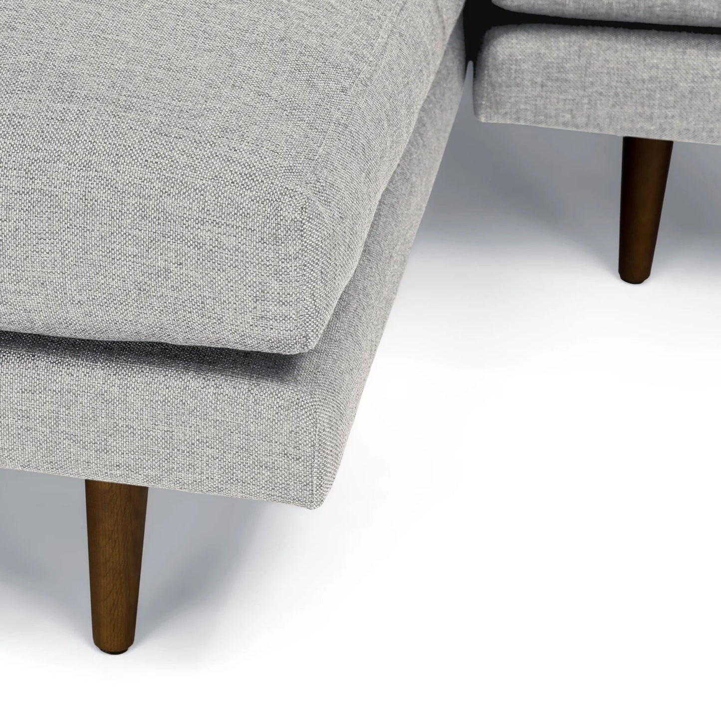 Anne Sofa | L Shaped Sectional | Polyfill Cushion (9.3 feet) XL | Removable Fabric