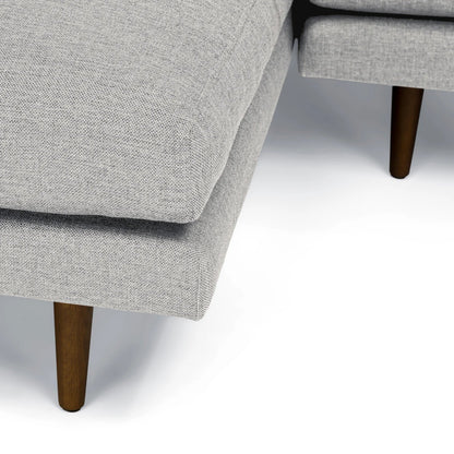 Anne Sofa | L Shaped Sectional | Polyfill Cushion (9.3 feet) XL | Removable Fabric