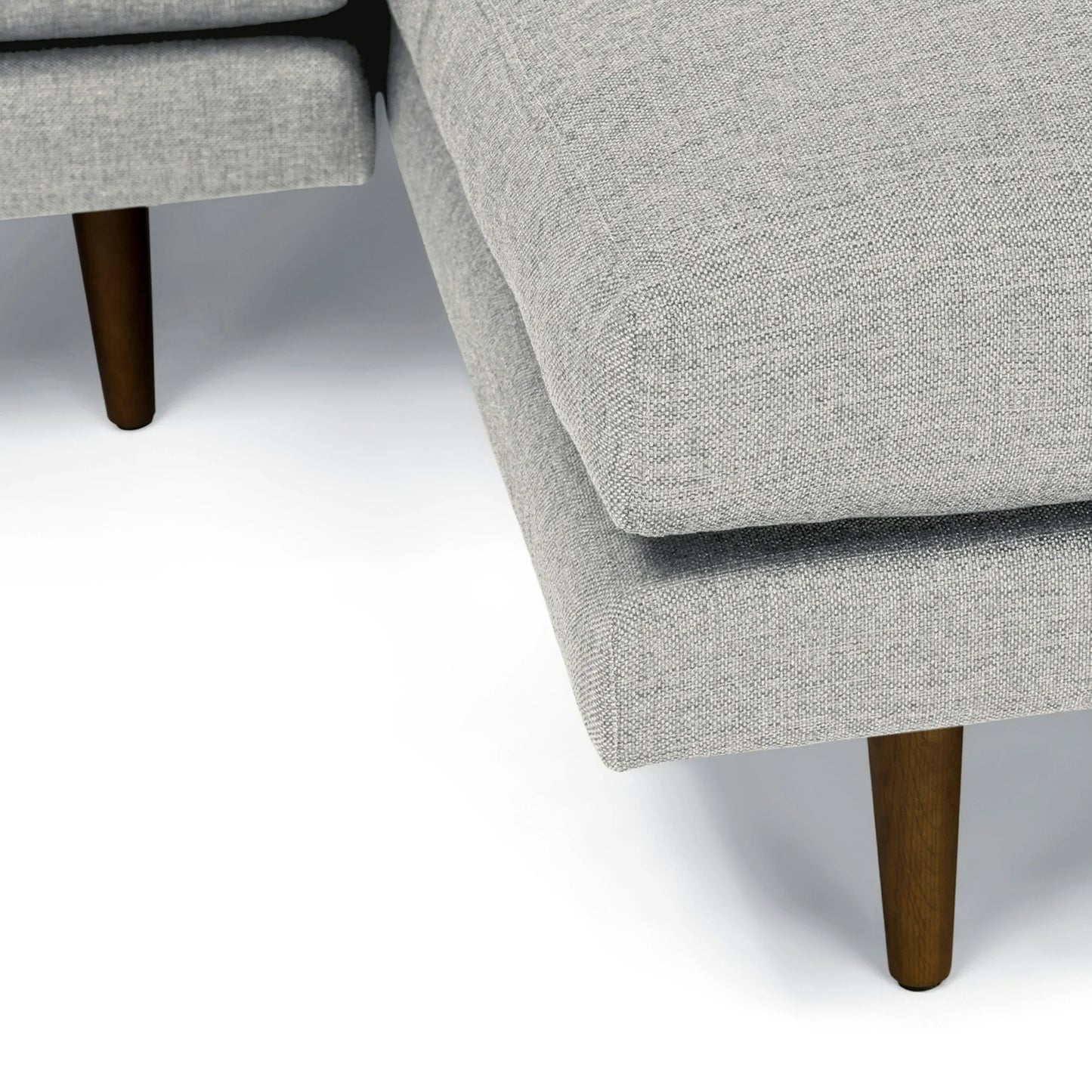 Anne Sofa | L Shaped Right Sectional | Down-feather Cushion (9.3 feet) XL | Removable Fabric