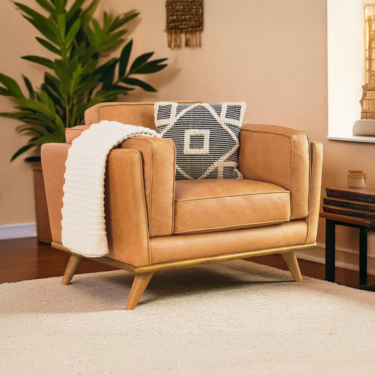 Lumo Sofa | 1 Seater Genuine Leather