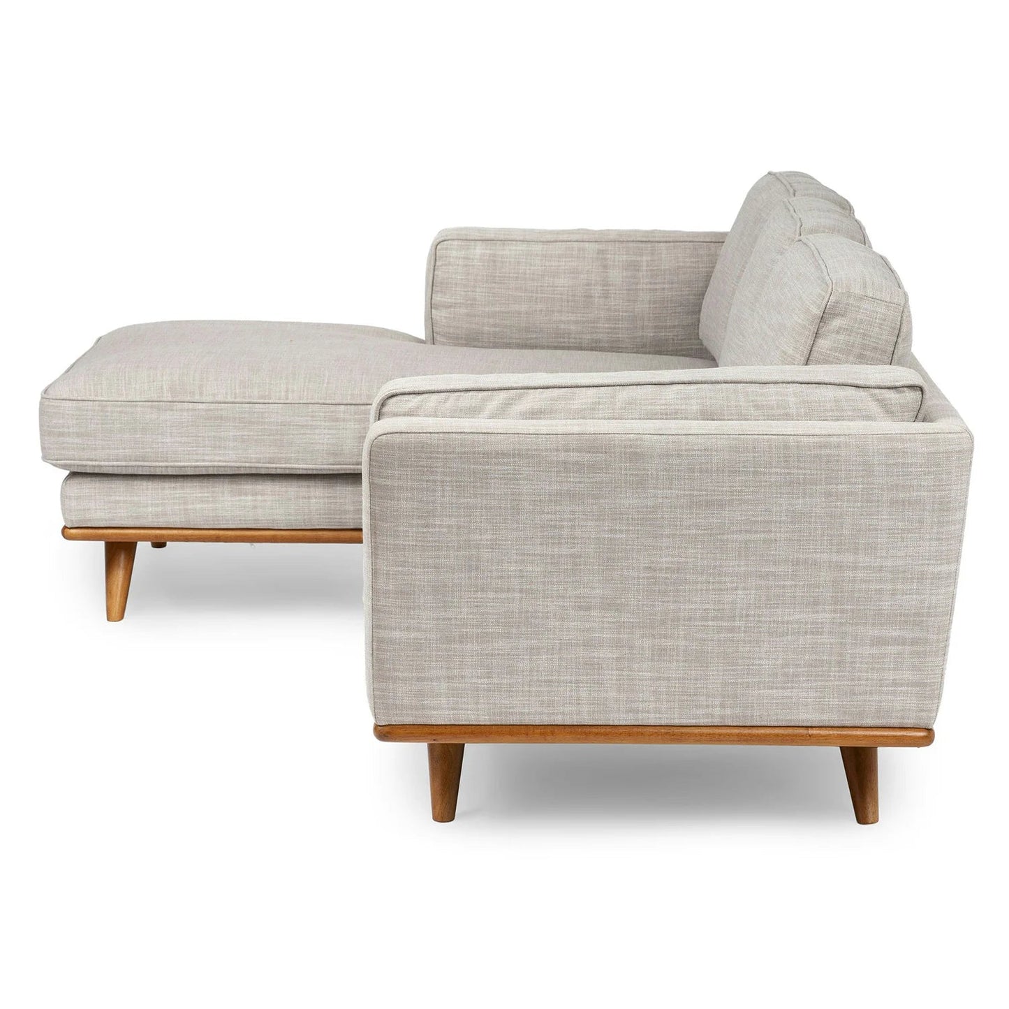 Lumo Sofa | L Shaped Sectional | Down-feather Back Cushions (7.5 feet)